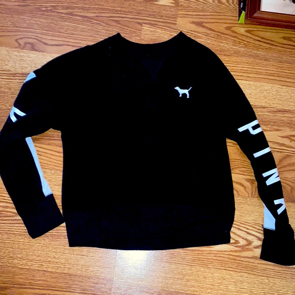 Black shirt from pink